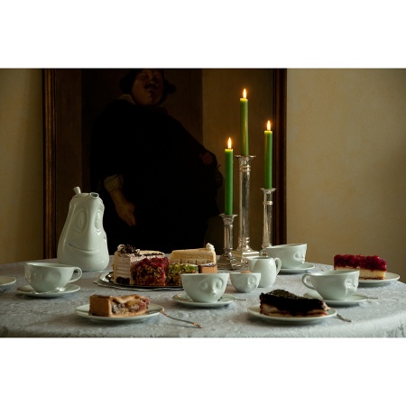 Чашка с блюдцем 200мл Tassen Oh please белая детальная картинка 