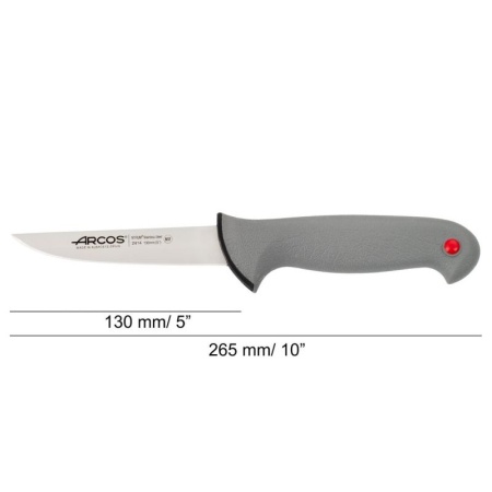 Нож мясной обвалочный 13см для шпигования COLOUR PROF детальная картинка 