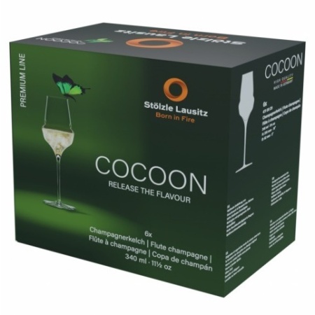 Бокал для шампанского 340мл Cocoon - Stolzle Lausitz детальная картинка 