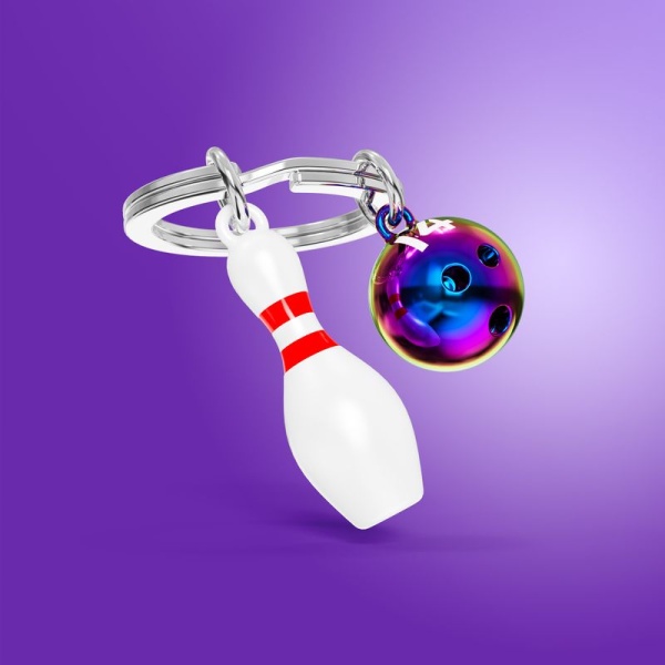 Фото Брелок для ключей "Боулинг"