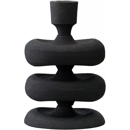 Подсвечник 17см Vivlend черный детальная картинка 