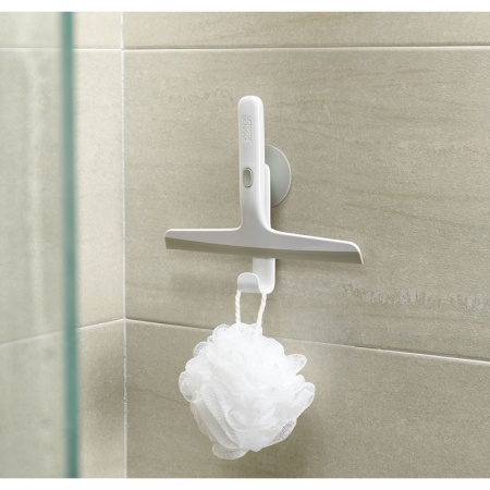 Скребок водосгон для зеркал и душевых кабин EasyStore белый/серый - 70560 Joseph Joseph детальная картинка 