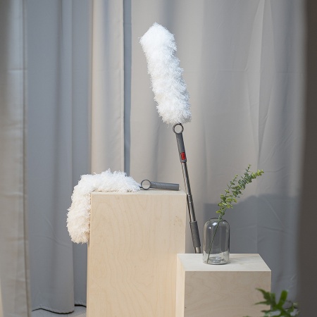 Съемное основание для швабры с метелкой из микрофибры детальная картинка 