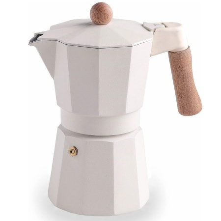 Кофеварка гейзерная Trento EXPRESS белая детальная картинка 