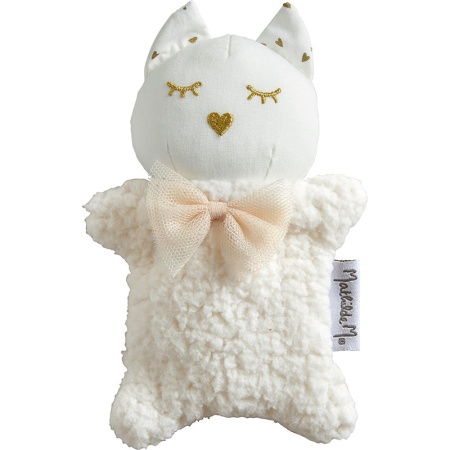 Мягкая игрушка для детей - мини кошка Petit Carrousel детальная картинка 