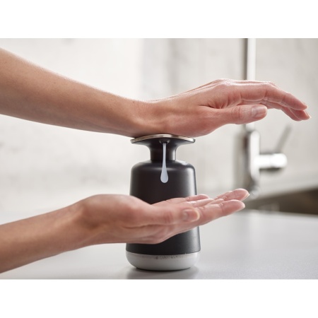 Диспенсер для мыла Presto серый - 85137 Joseph Joseph детальная картинка 