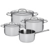 Набор посуды Mirage – 4 предмета – 3 кастрюли и сотейник детальная картинка 