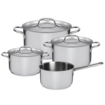 Набор посуды Mirage – 4 предмета – 3 кастрюли и сотейник детальная картинка 