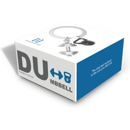 Брелок для ключей "Гантель и гиря" детальная картинка 