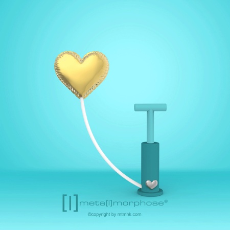 Брелок для ключей "Золотое сердце" детальная картинка 