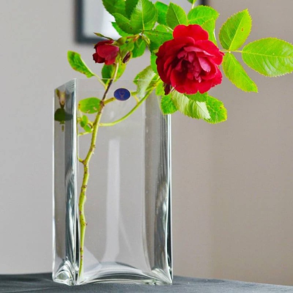 Фото Ваза для цветов 10x10x(h)20см квадрат