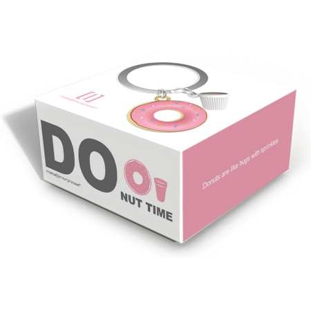 Брелок для ключей "Пончик и стакан кофе" детальная картинка 