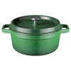 Кокот с крышкой Ø24см 3.5л зеленый детальная картинка 