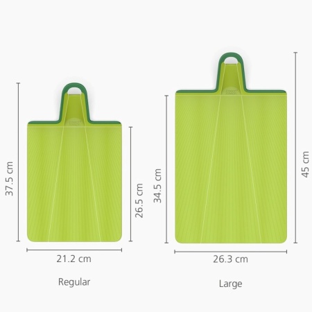 Разделочная доска-трансформер 34x26см Chop2Pot Plus Large зеленая - 60204 Joseph Joseph детальная картинка 