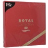 Салфетка 40x40см ROYAL Collection бордовая, 20шт детальная картинка 