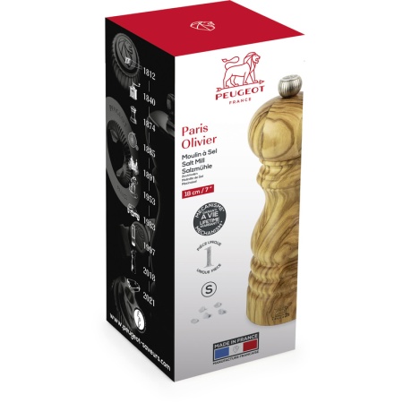Мельница для соли PARIS Olive Wood 18см детальная картинка 