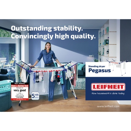 Сушилка для белья 87x157x66см Pegasus 180 Solid детальная картинка 