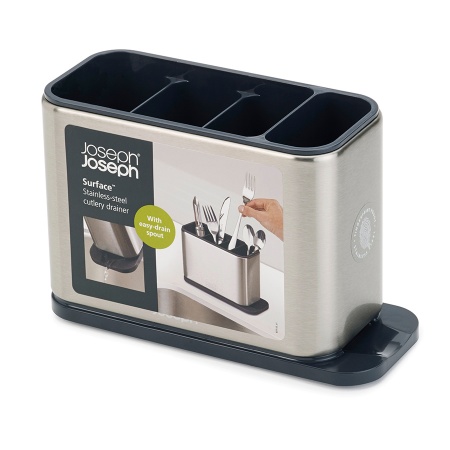 Органайзер для столовых приборов Surface Steel - 85110 Joseph Joseph детальная картинка 