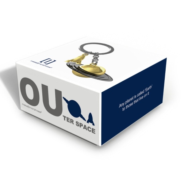 Фото Брелок для ключей "Сатурн и ракета"