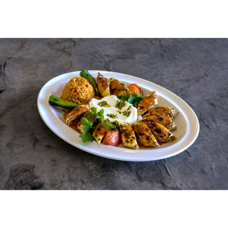 Тарелка овальная 32x24см ALEX детальная картинка 