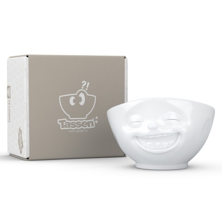 Чаша 500мл Tassen Laughing белая детальная картинка 