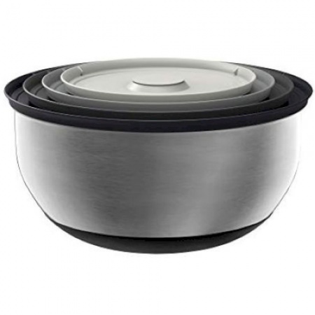 Набор из 4 мисок Nest Prep&Store из нерж.стали с крышками - 95025 Joseph Joseph детальная картинка 