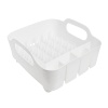 Сушилка для посуды Tub 36x34см белая детальная картинка 