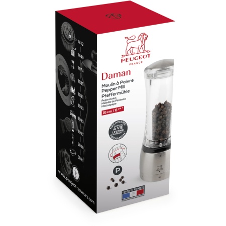 Мельница для перца DAMAN u'Select Transparent 16см детальная картинка 