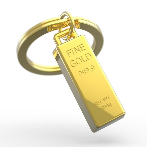 Фото Брелок для ключей "Слиток золота"