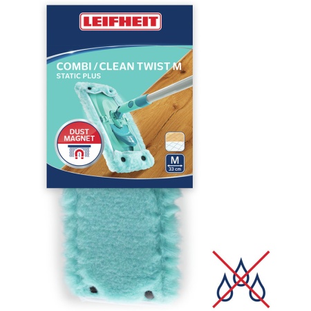 Сменная насадка для швабры Clean Twist M и Combi M - 33см - Static Plus для сухой уборки детальная картинка 