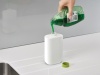 Органайзер для раковины с дозатором для мыла и бутылочкой SinkBase Plus белый/зеленый - 85082 Joseph Joseph детальная картинка 