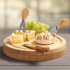 Доска разделочная для сыра Ø23x(h)3.6см бамбук детальная картинка 