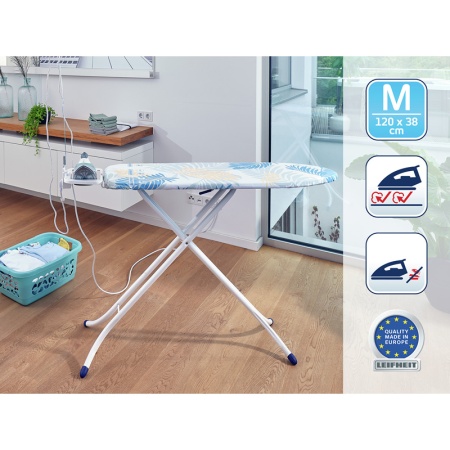 Доска гладильная AirBoard M 120х38см Compact Plus Jungle детальная картинка 