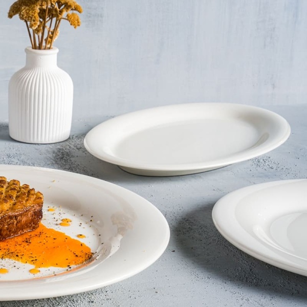 Фото Тарелка овальная 28x18см Albus