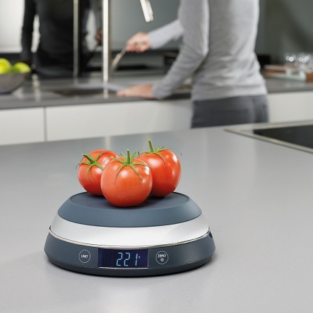 Весы кухонные Switchscale серые - 40054 Joseph Joseph детальная картинка 