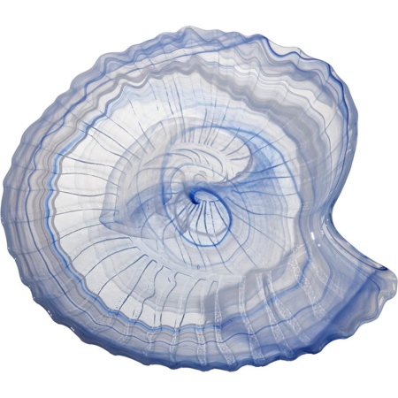 Блюдо стеклянное 18x17.2x(h)2.4см Seasnail детальная картинка 