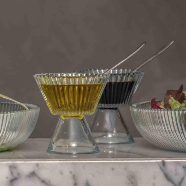 Фото Салатник стеклянный Ø10x(h)10см Aria прозрачный