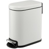 Ведро мусорное с педалью 5л светло-серое детальная картинка 