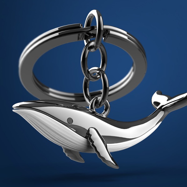 Фото Брелок для ключей "Кит"