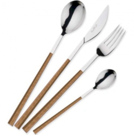 Набор столовых приборов SUSHI KING TEAK - 24шт детальная картинка 