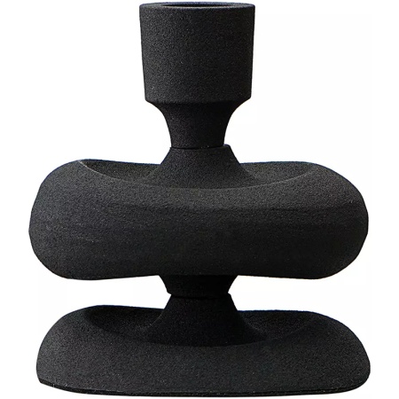 Подсвечник 12см Vivlend черный детальная картинка 