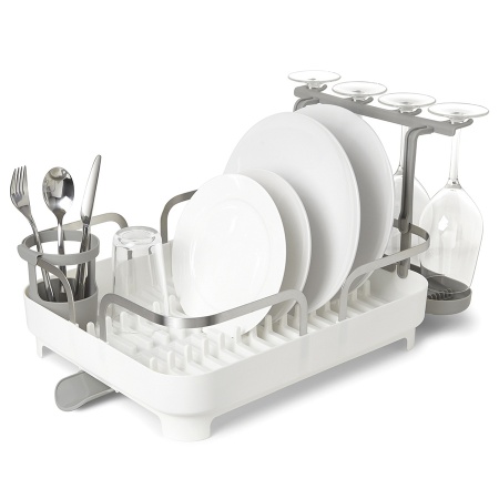 Сушилка для посуды Holster 42x34см белая детальная картинка 
