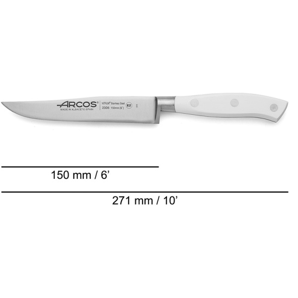 Фото Нож кухонный 15см RIVIERA BLANC