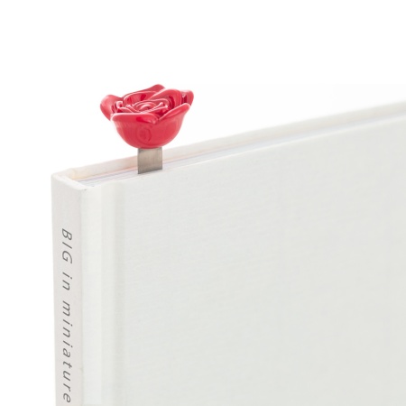 Закладка для книг "Красная роза" детальная картинка 