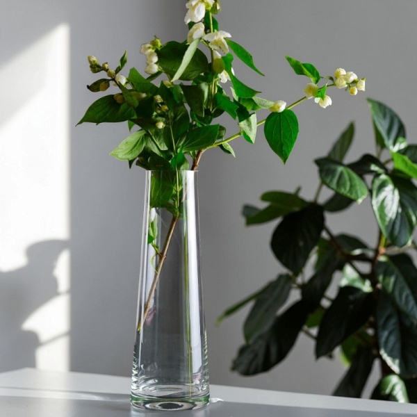 Фото Ваза для цветов 25см гладь НЕМАН