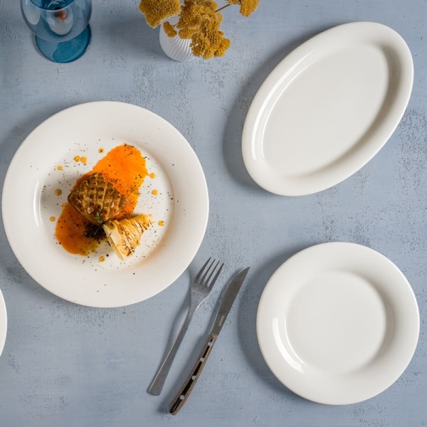 Фото Тарелка овальная 28x18см Albus