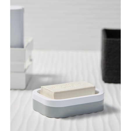 Мыльница Tyer белая/серая детальная картинка 