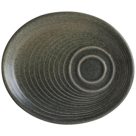 Блюдце овальное 20x17см HORNFELS Ripple детальная картинка 