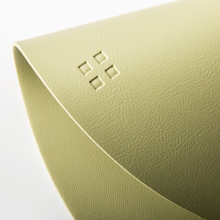 Плейсмат круглый ø38см PVC оливковый детальная картинка 