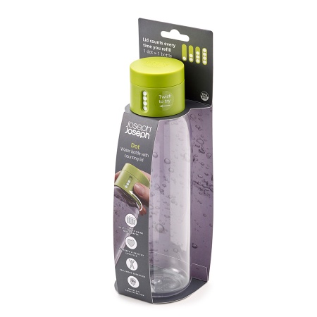 Бутылка для воды Dot 600мл зеленая - 81049 Joseph Joseph детальная картинка 